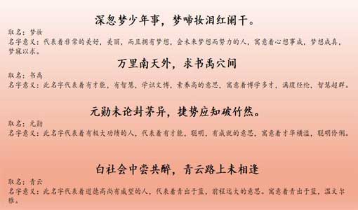 按生辰八字取名 按生辰八字取名